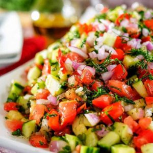 Shirazi salad (G, V)