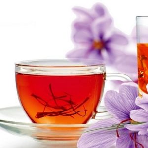 Saffron and cardamom black tea