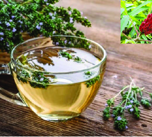 Sour cocktail tea